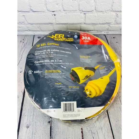 Other Afi Marinco Shore Power Cord Set 3 Amp 125 Volt 12 Feet Yellow